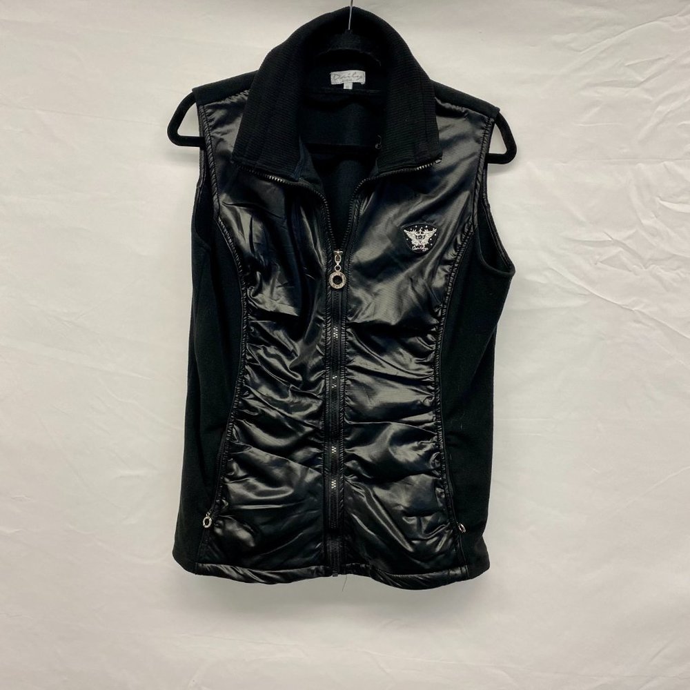 XL Daily Brand Women's Black Polyester Vest
